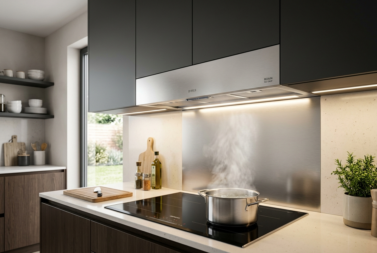 CAPPA AD INCASSO ELICA BOXIN DRY ACCIAIO INOX