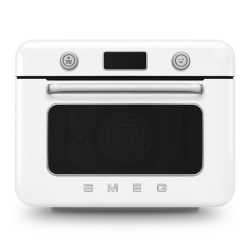 SMEG FORNO COMBINATO A VAPORE DA APPOGGIO BIANCO ESTETICA ANNI 50's