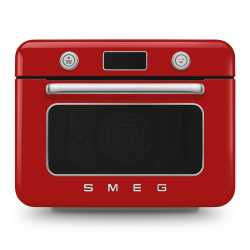 SMEG FORNO COMBINATO A VAPORE DA APPOGGIO NERO ESTETICA ANNI 50's